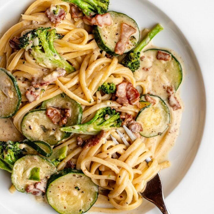 Creamy Bacon Pasta Sauce - The Burnt Butter Table