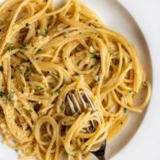 Easy white wine and butter pasta sauce-image