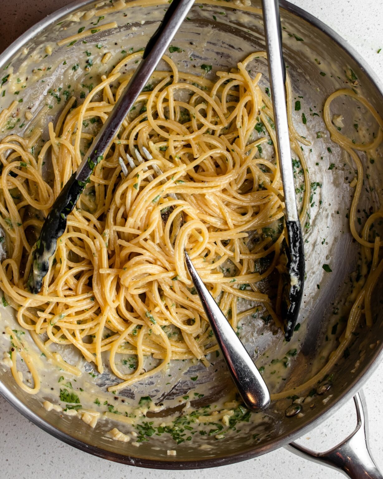 Easy white wine and butter pasta sauce The Burnt Butter Table
