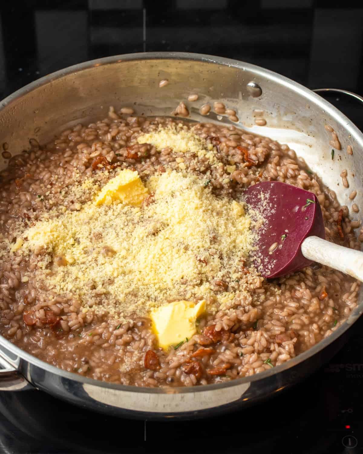 Red wine risotto - The Burnt Butter Table