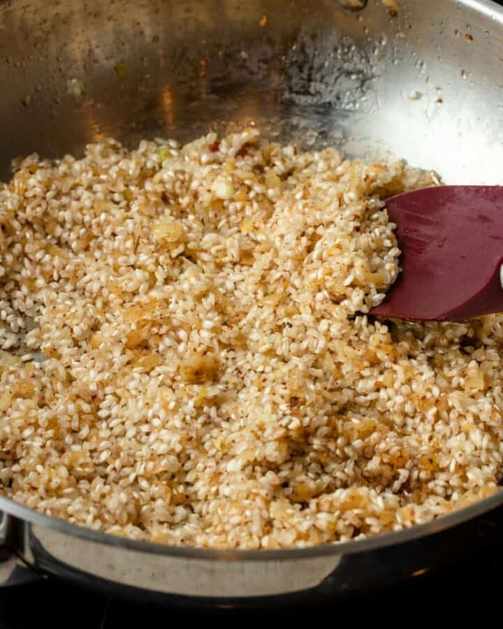 Red wine risotto - The Burnt Butter Table