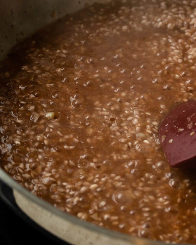 Red wine risotto - The Burnt Butter Table