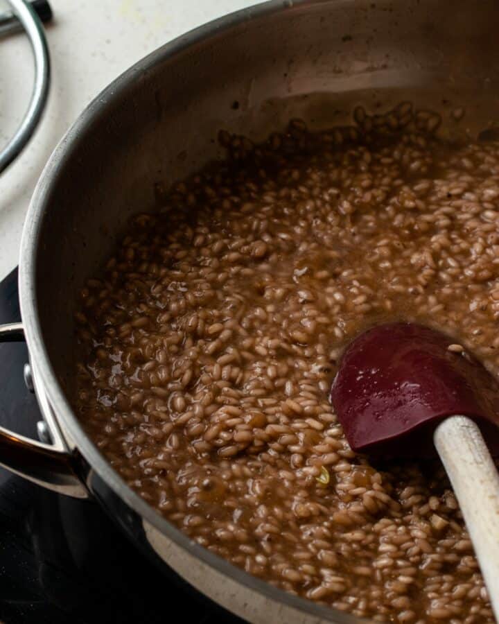 Red wine risotto - The Burnt Butter Table