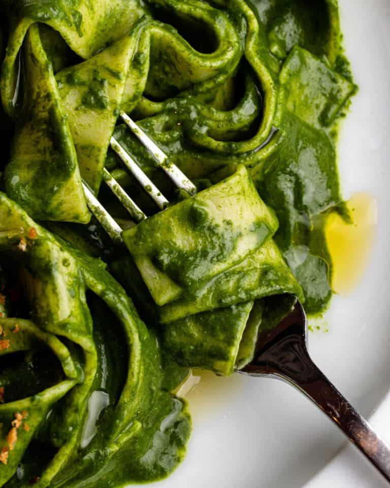 Delicious Spinach Pasta Sauce The Burnt Butter Table