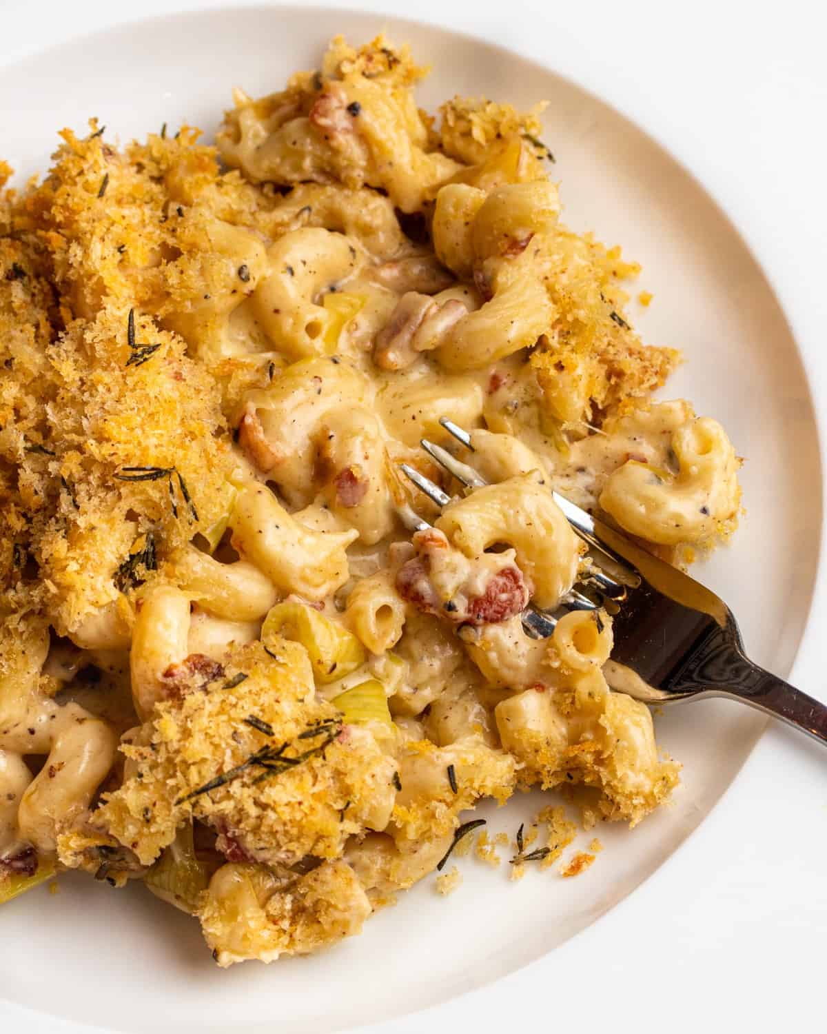 Easy Cheese Pasta Sauce with Bacon and Thyme The Burnt Butter Table