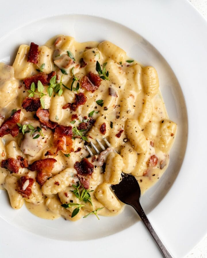 Easy Cheese Sauce for Pasta (optional bacon and thyme) The Burnt