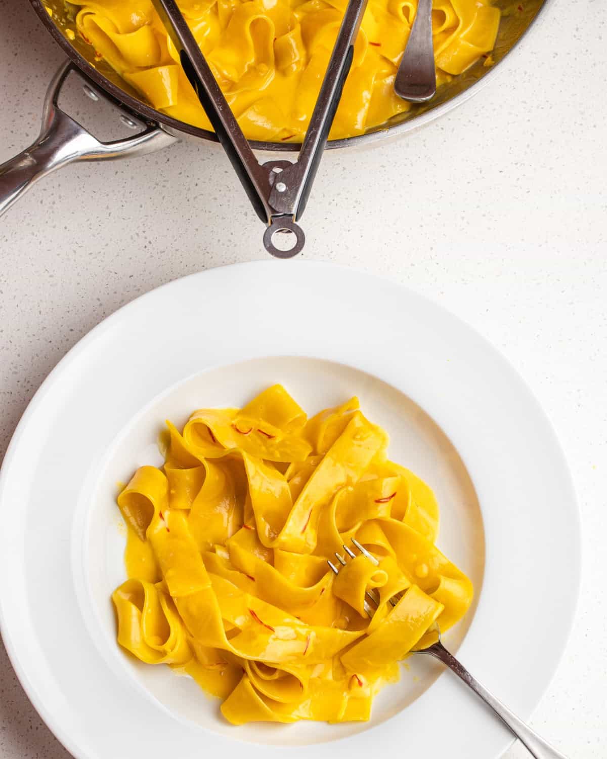 Easy Creamy Saffron Pasta Sauce The Burnt Butter Table