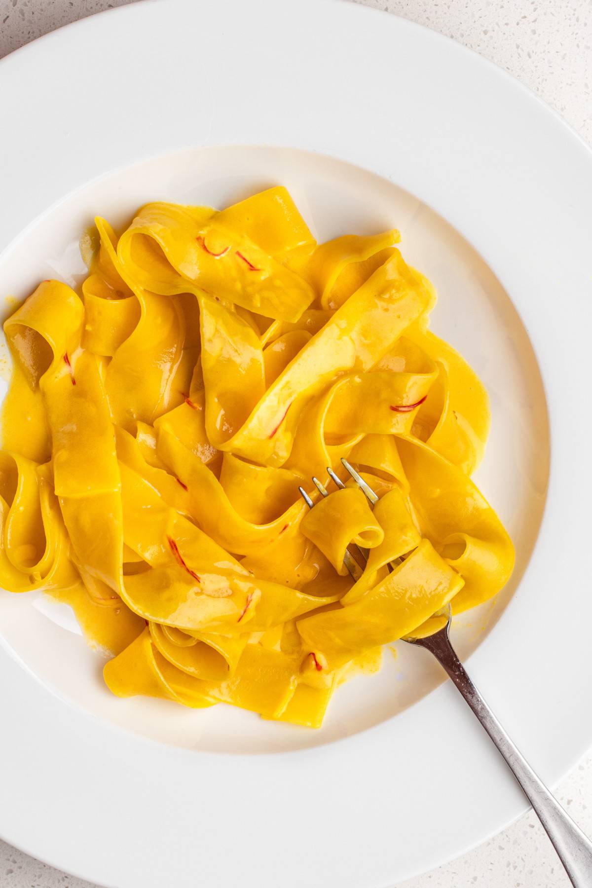 Easy Creamy Saffron Pasta Sauce The Burnt Butter Table