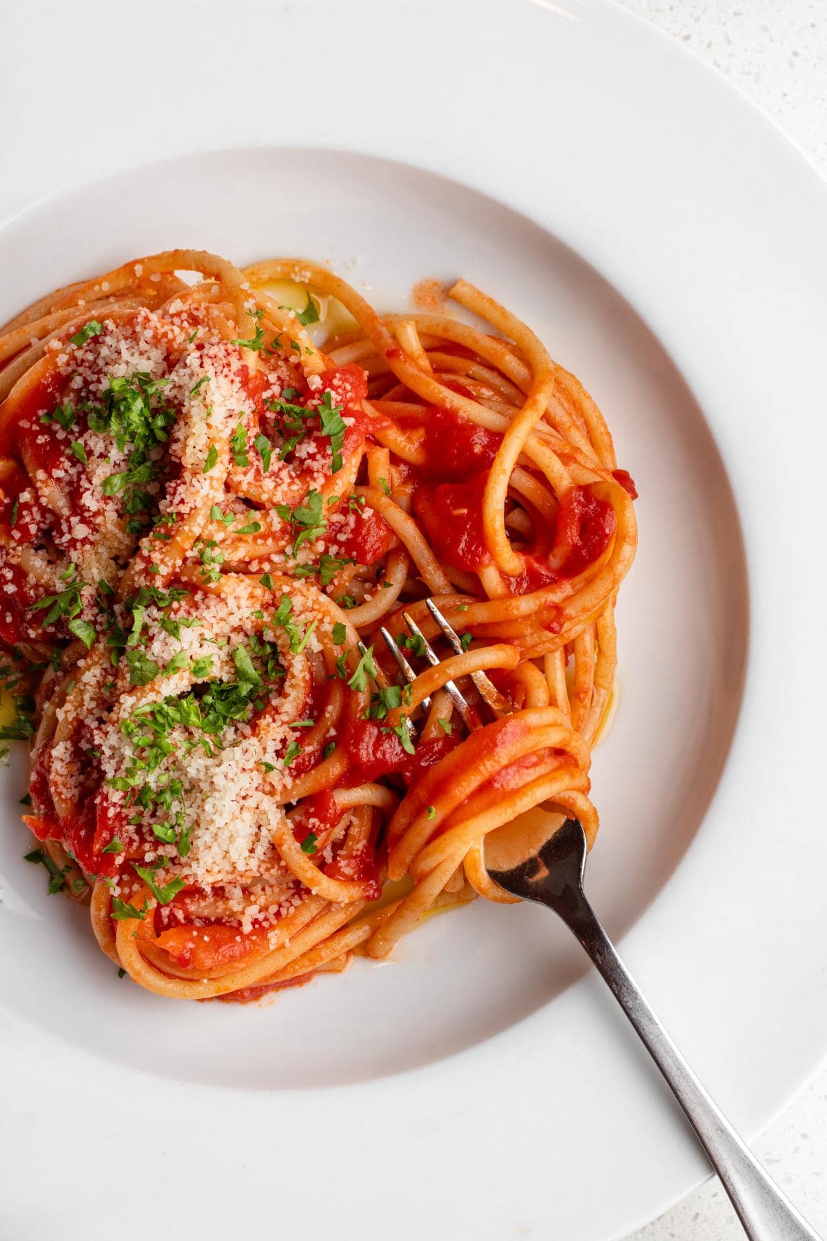 Pasta Arrabbiata (Spicy Tomato Pasta) - The Burnt Butter Table