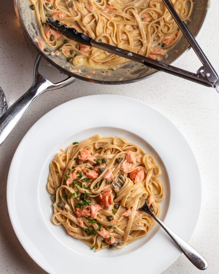 Creamy Salmon Pasta Recipe (easy and delicious) - The Burnt Butter Table