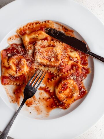 Classic Homemade Spinach Ricotta Ravioli - The Burnt Butter Table