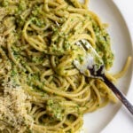 This is a key ingredient so you want it nice and starchy. Make sure you salt your water well and use the right water to pasta ratio, you can follow my guide on how to cook pasta for that.